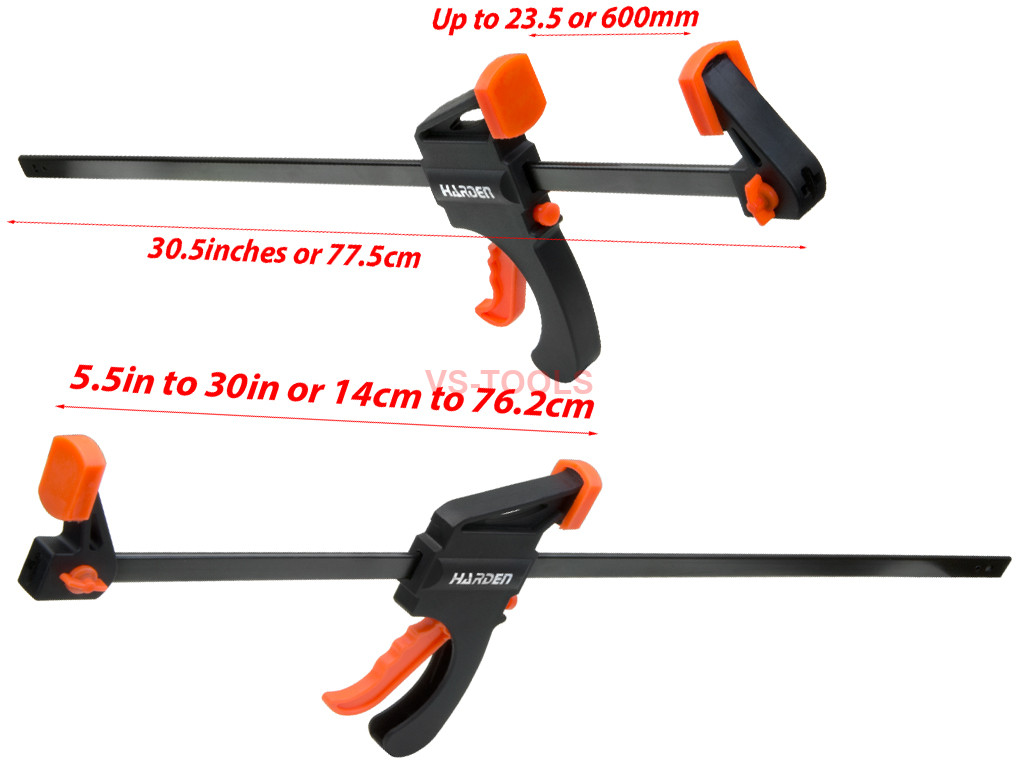 4pcs 24inch Ratcheting Bar Locking Clamps Spreader Squeeze